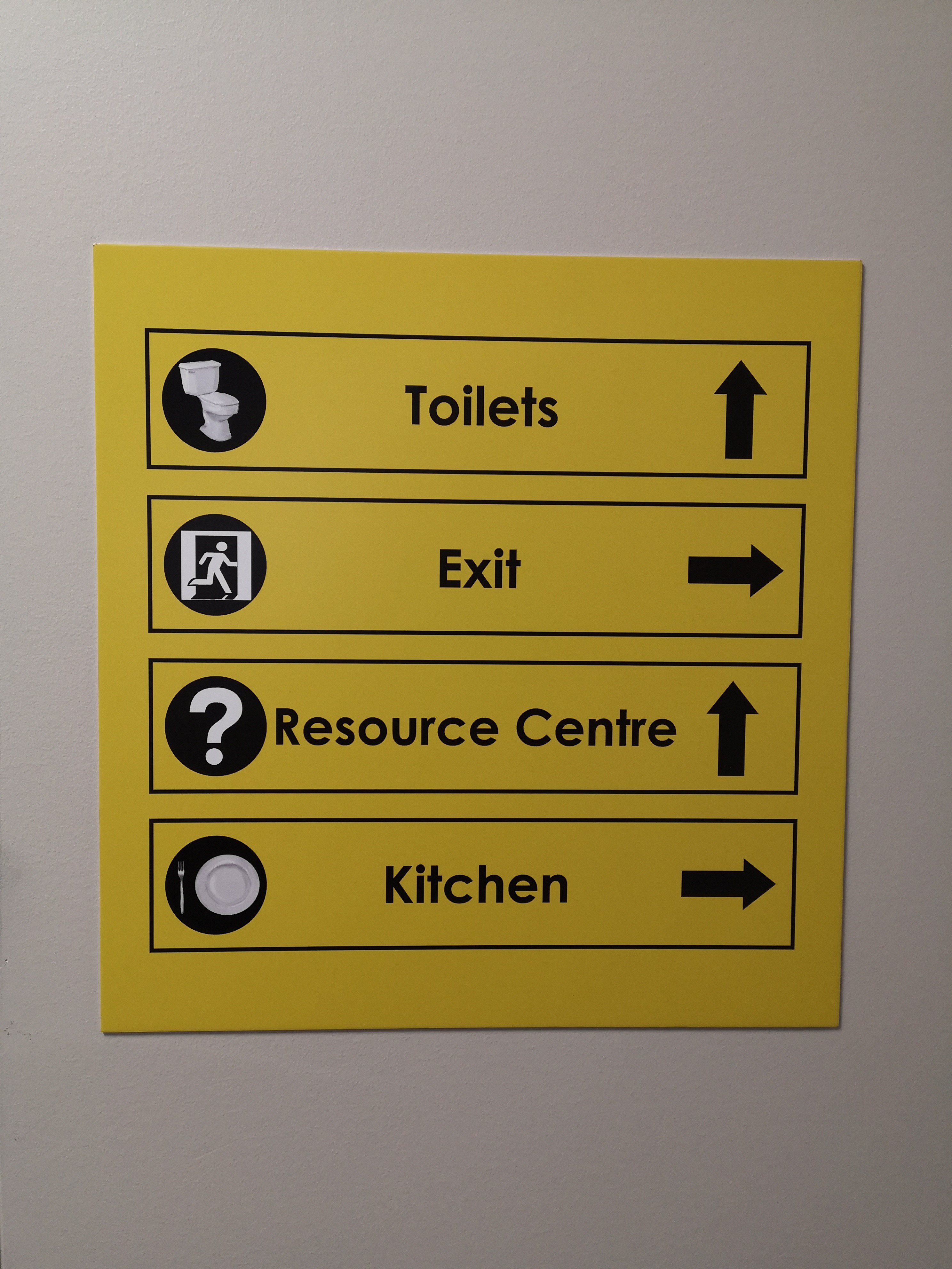 Directional signage