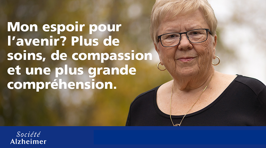 Mon espoir pour l'avenir? Plus de soins, de compassion et une plus grande compréhension.